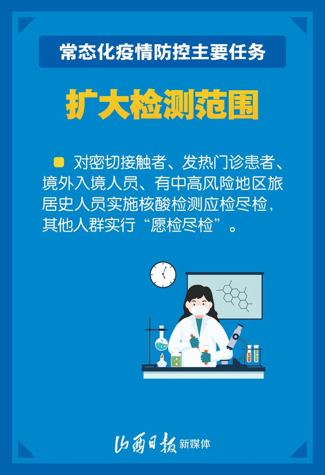 【图解】山西常态化疫情防控主要任务,14张海报帮你"拎得清"